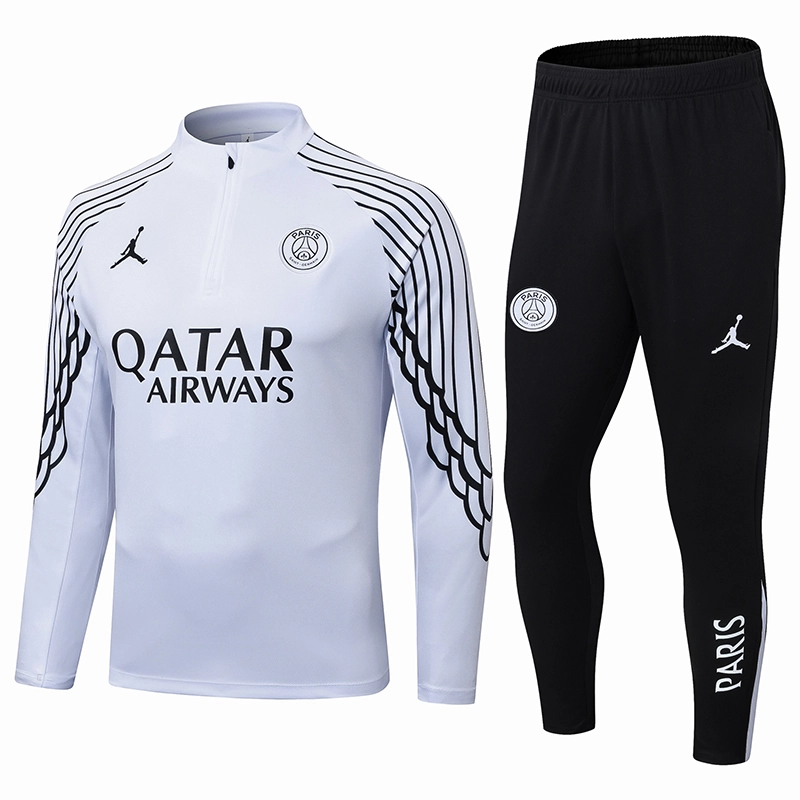 PSG Training Kit (Sweatshirt+Pants) White 2025/26
