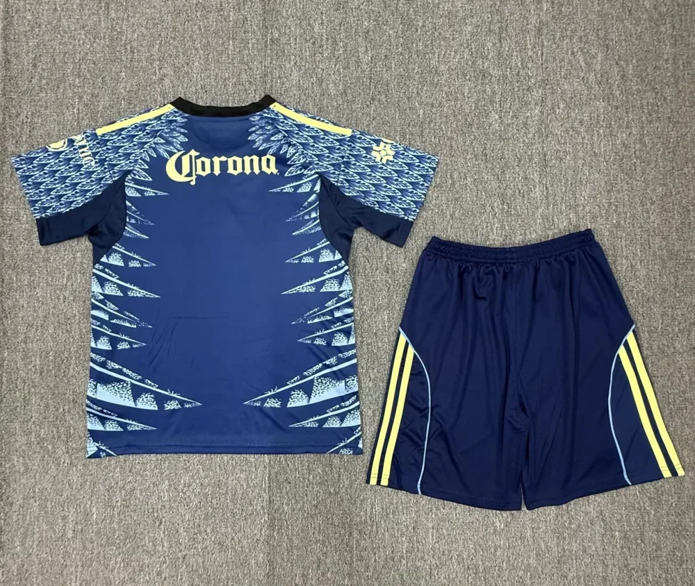 Club America Soccer Jersey Away Kids Kit Jersey+Shorts 2025/26