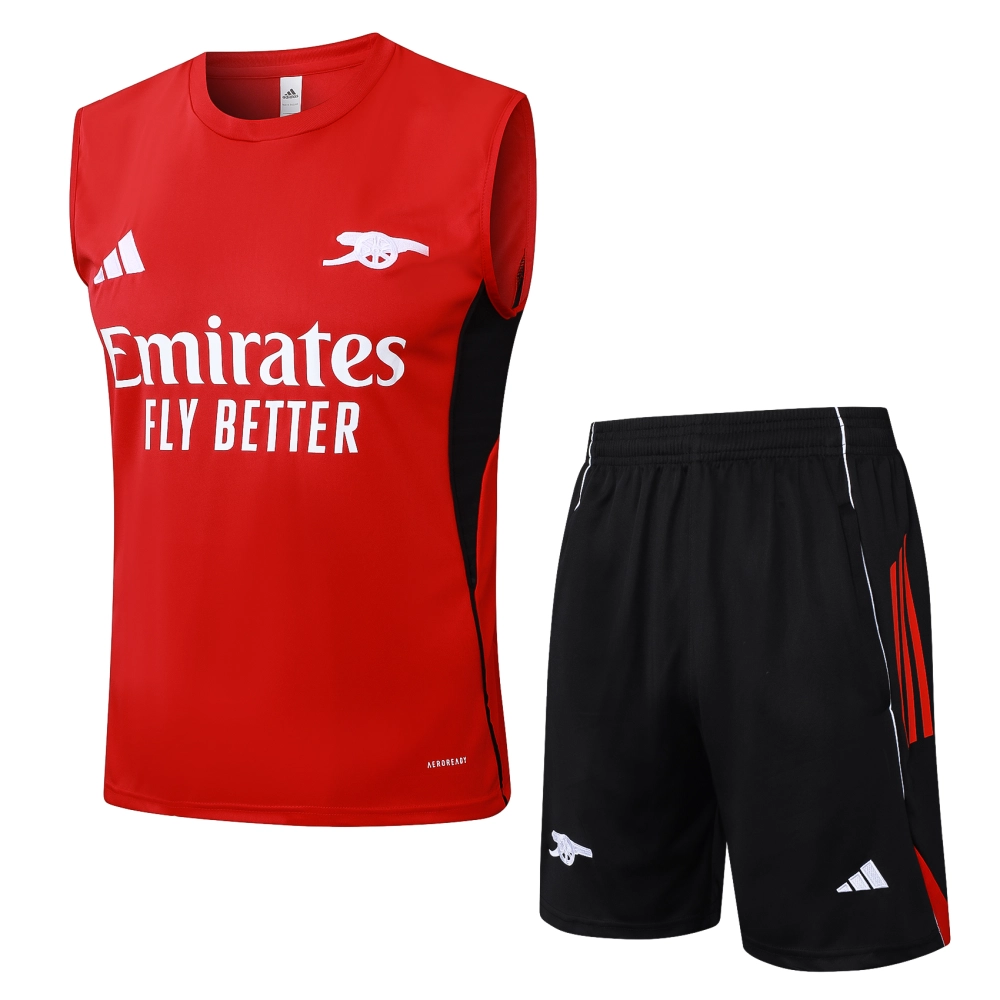 Arsenal Sleeveless Training Kit Red 2025/26