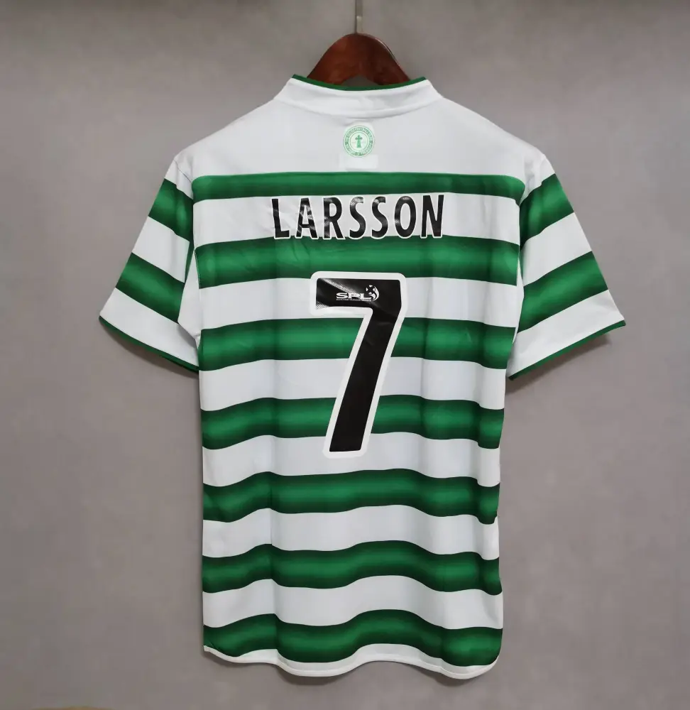 Celtic Retro Soccer Jersey Home Custom Shirt 2003/04
