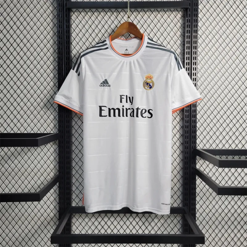 Real Madrid Retro Jersey Home Custom Soccer Shirt 2013/14