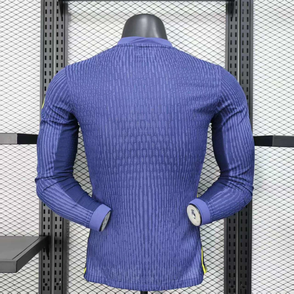 Authentic Soccer Jersey Atletico Madrid Away Long Sleeve Shirt 2025/26