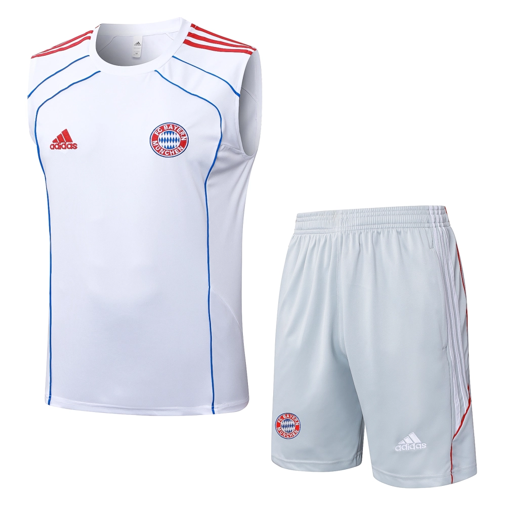 Bayern Munich Sleeveless Training Kit White 2025/26