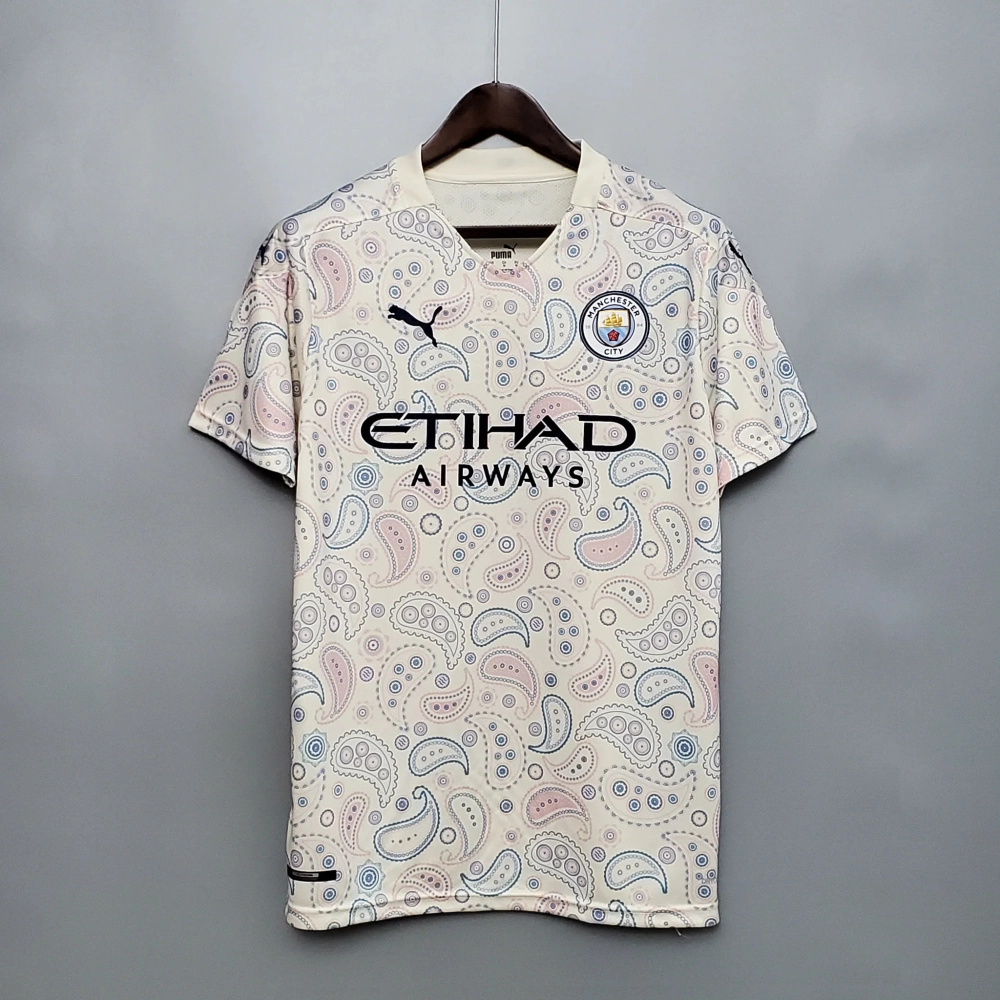 Manchester City Retro Football Jersey Away Shirt 2020/21