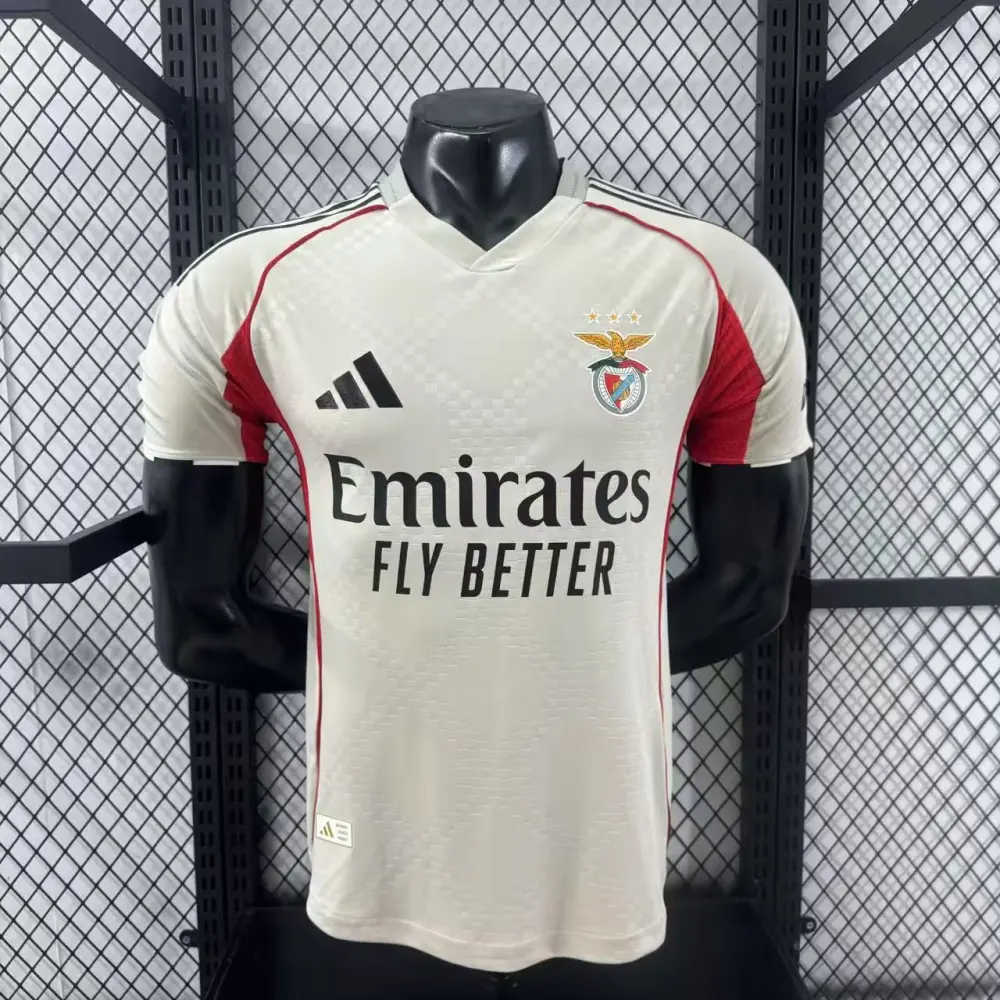 Benfica Authentic Soccer Jersey Away Shirt 2025/26