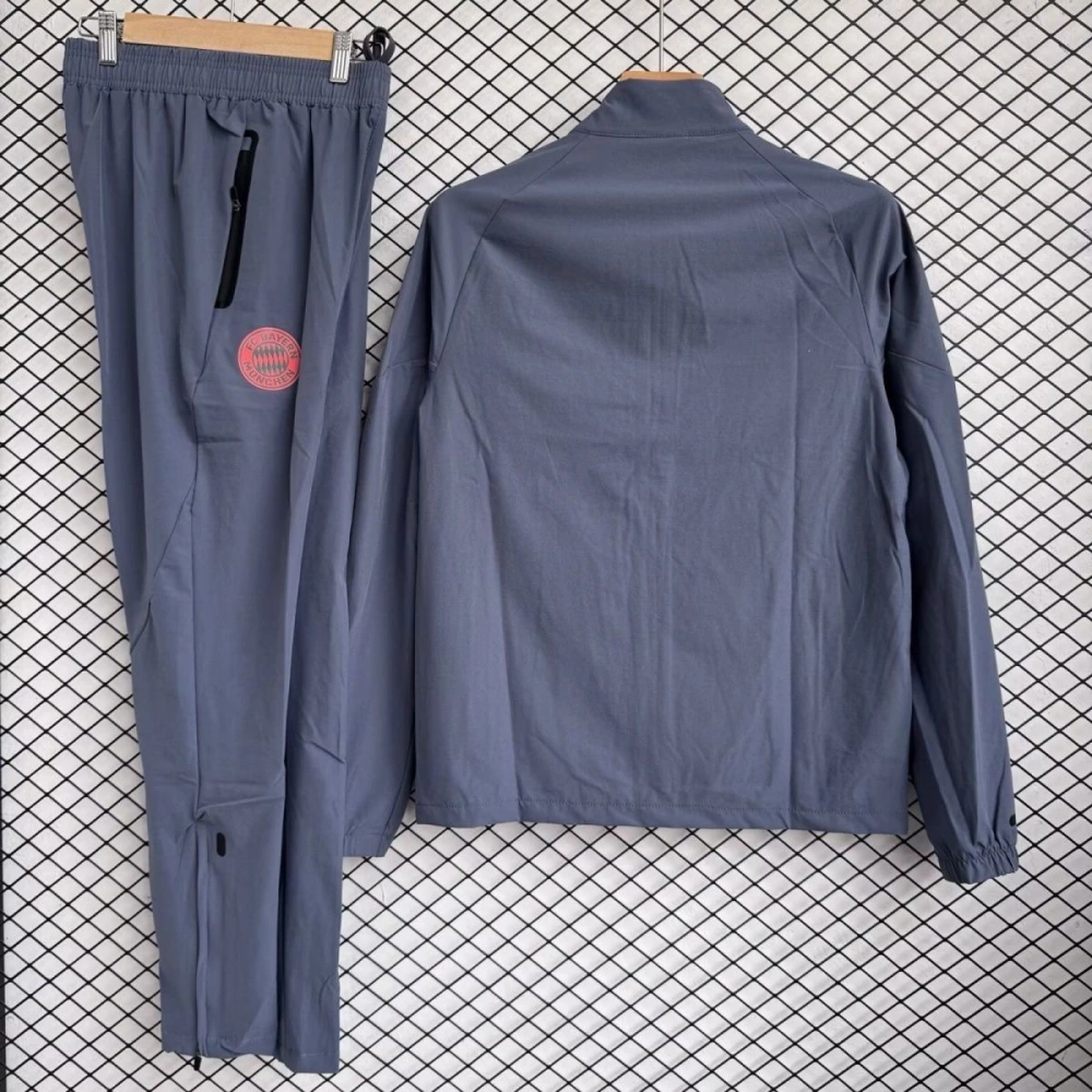 Bayern Munich Windbreaker With Pants Black 2025/26