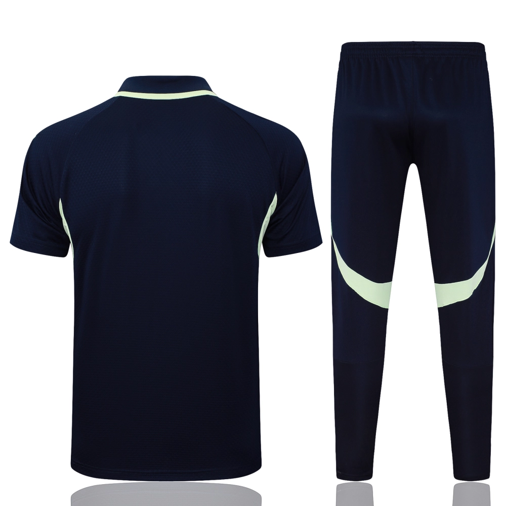 Real Madrid Training Kit (Polo+Pants) Cyan 2025/26