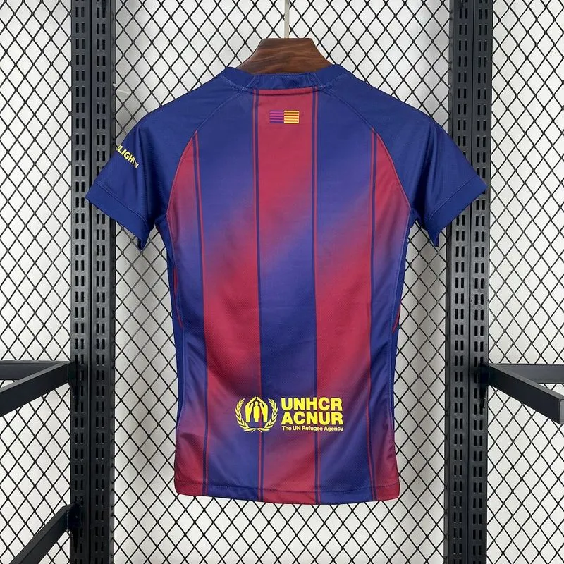 Barcelona Home Women's Soccer Jersey Custom Shirt 2025/26