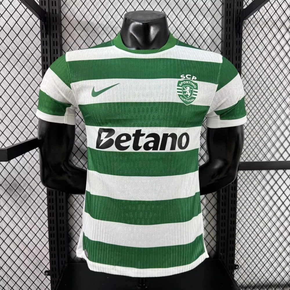 Sporting CP Authentic Soccer Jersey Home Shirt 2025/26