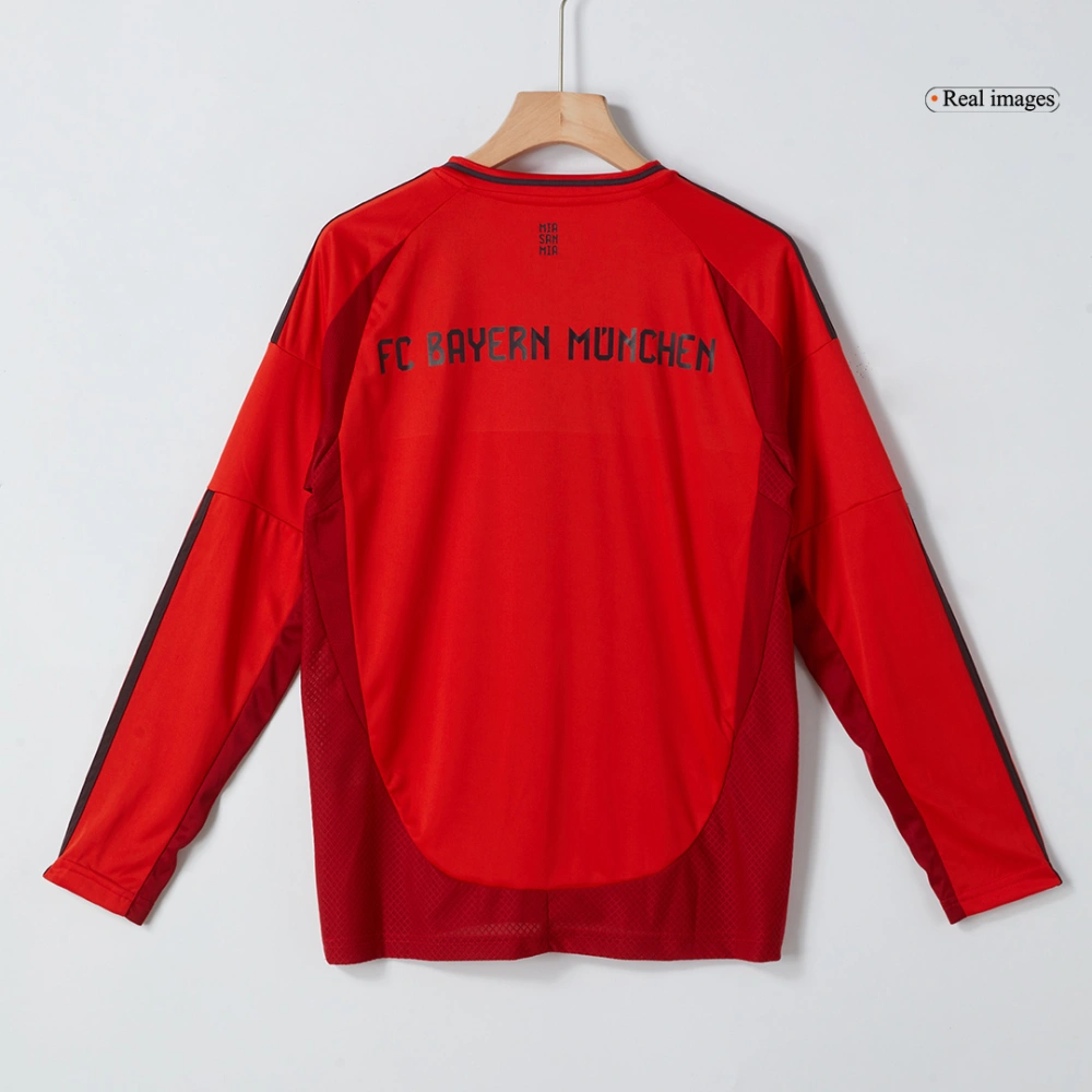 Bayern Munich Long Sleeve Jersey Home Football Shirt 2024/25