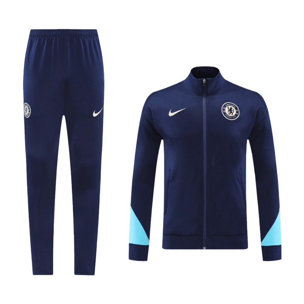 Chelsea Full Zipper Training Kit (Jacket+Pants) Navy 2024/25