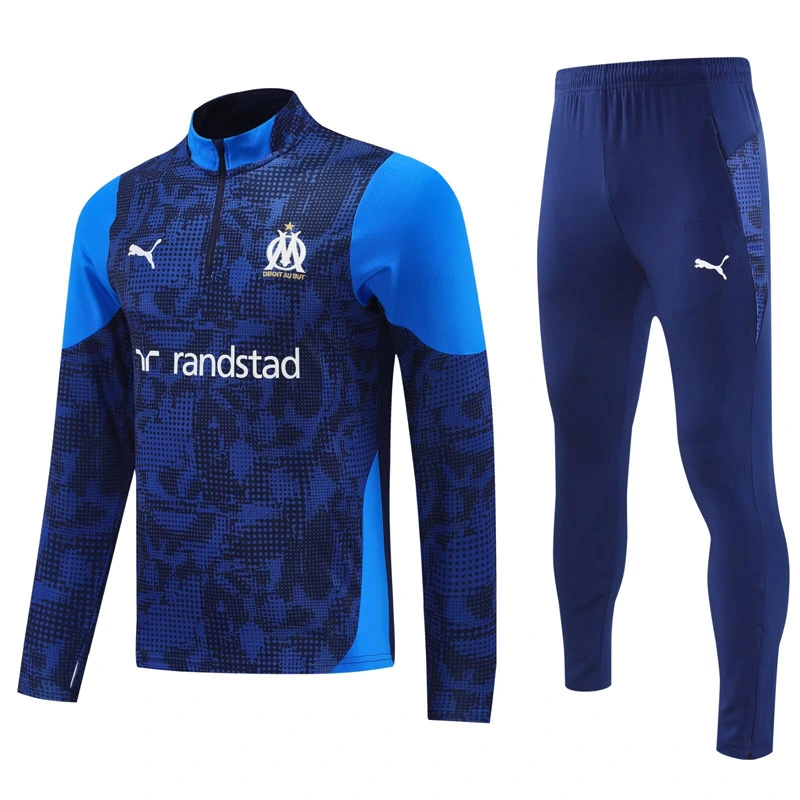 Marseille Training Kit (Sweatshirt+Pants) Blue 2025/26