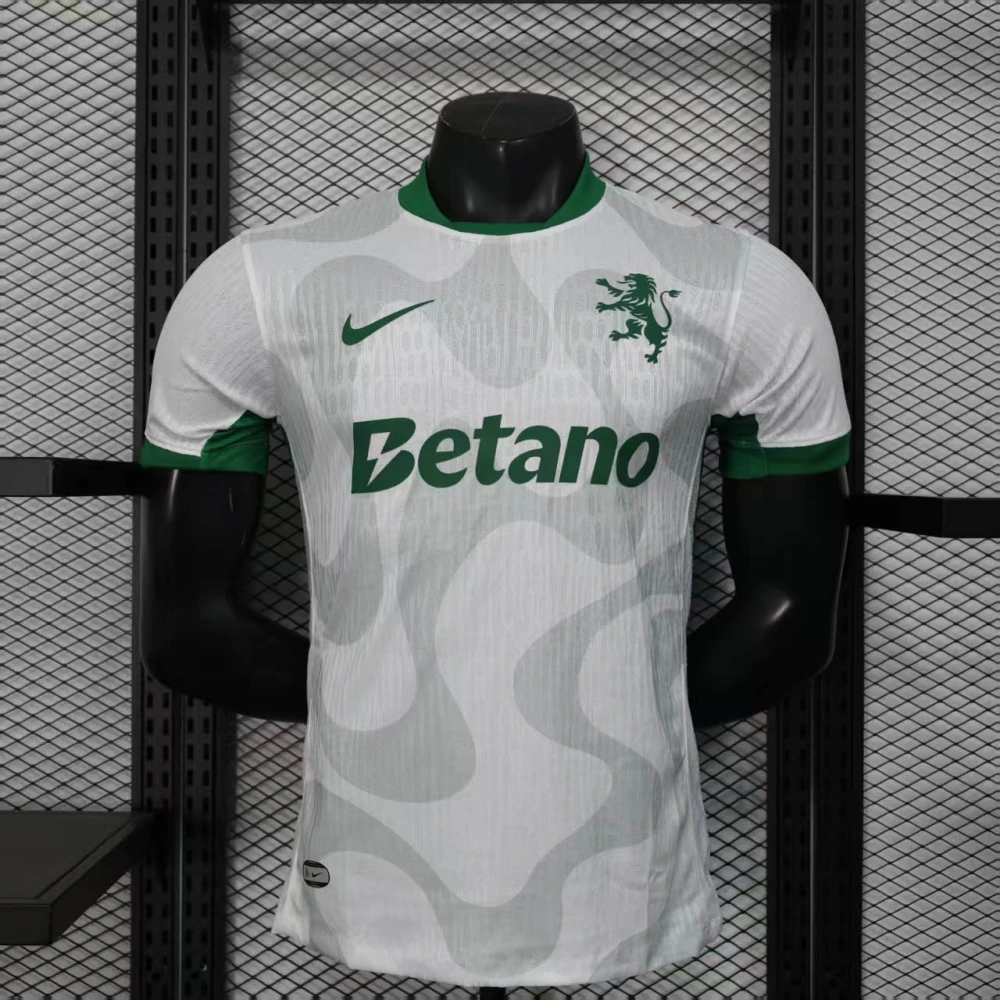 Sporting CP Authentic Soccer Jersey Fourth Away Shirt 2025/26