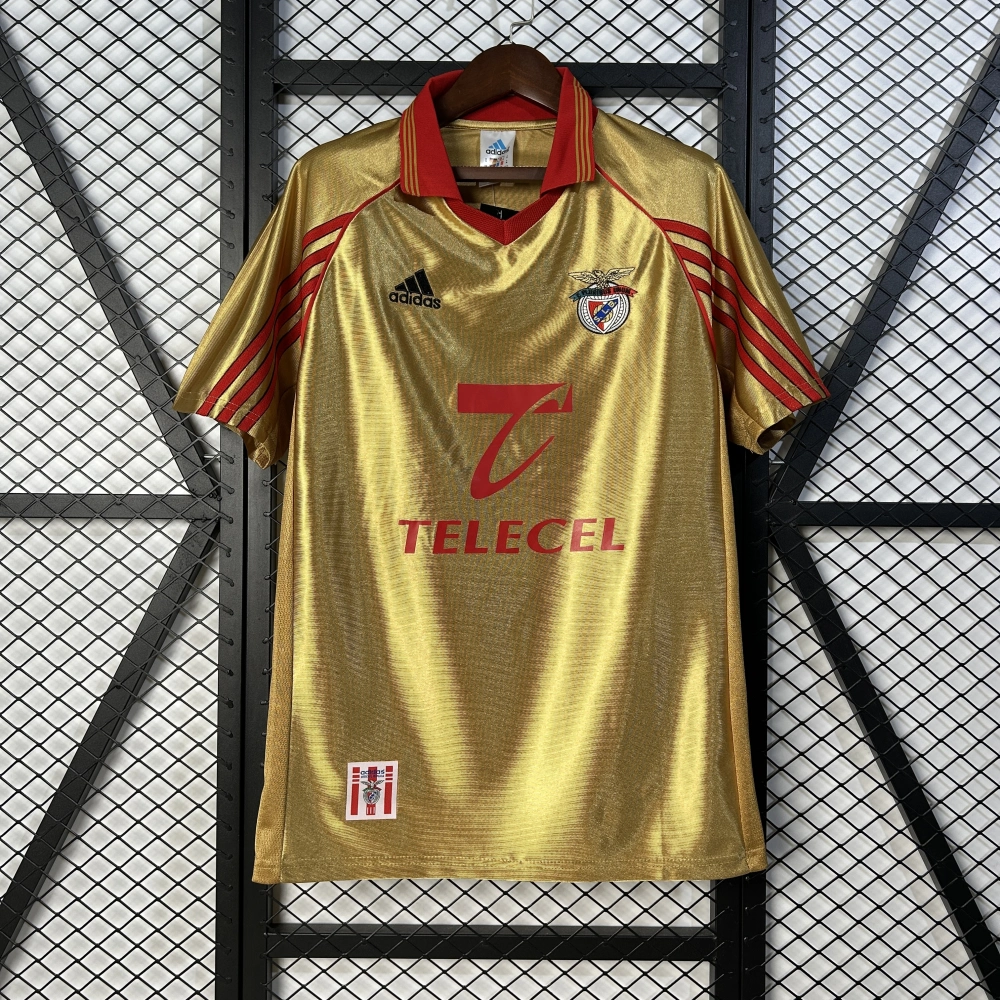 Benfica Retro Soccer Jersey Away Custom Shirt 1998/99