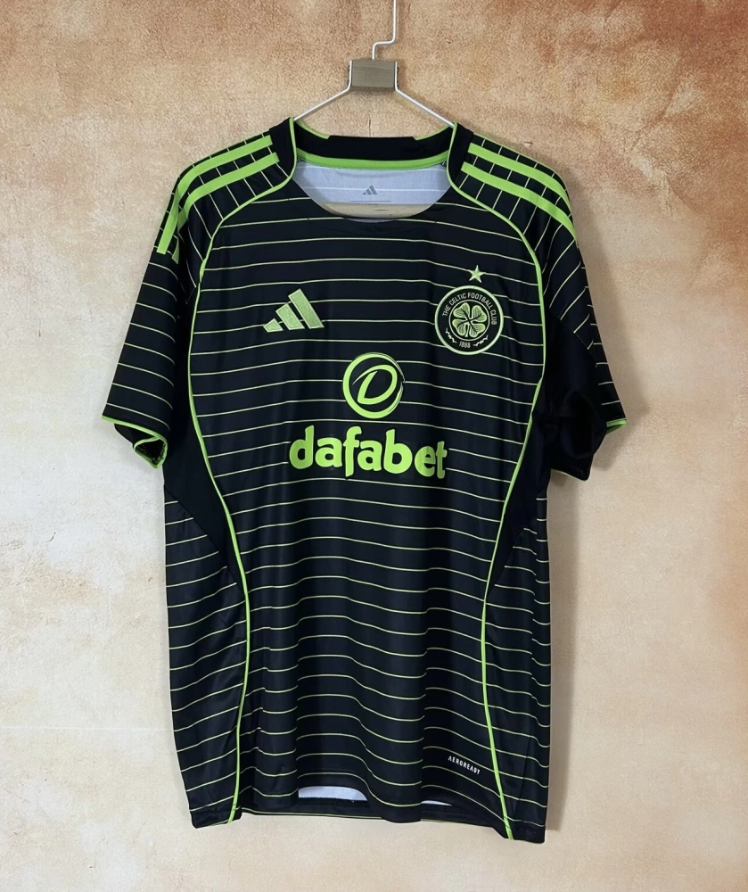 Celtic Soccer Jersey Away Custom Shirt 2025/26