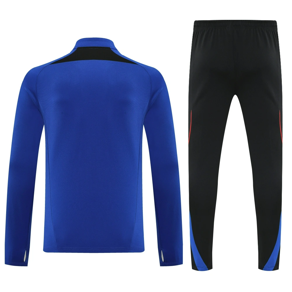 Manchester United Authentic Training Kit (Sweatshirt+Pants) Blue 2025/26 - Player Version