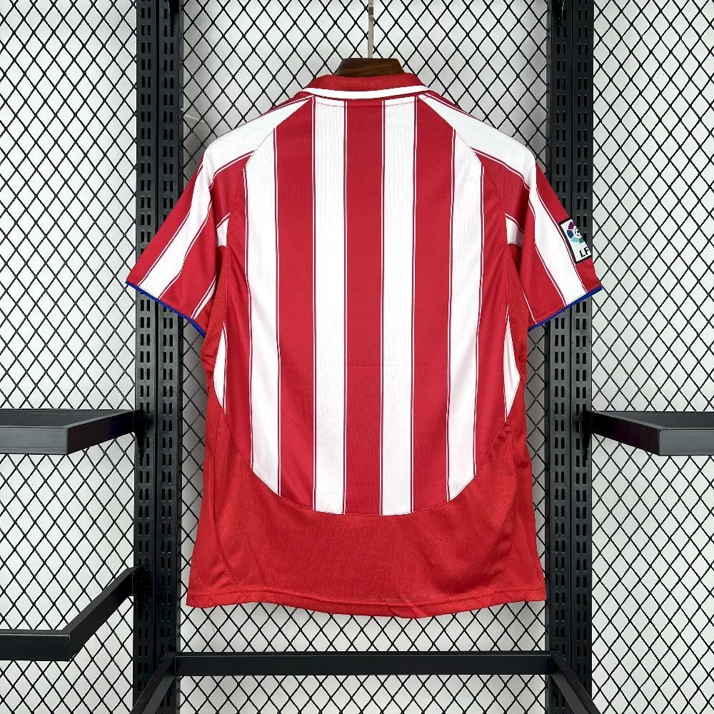 Atletico Madrid Retro Soccer Jersey Home Shirt 2003-04