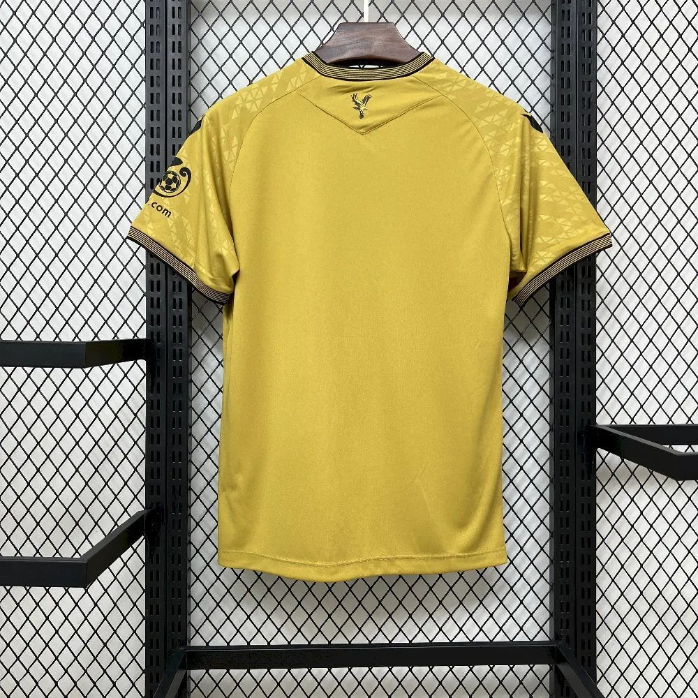 Crystal Palace Football Jersey Away Eagle Gold Custom Shirt 2025/26