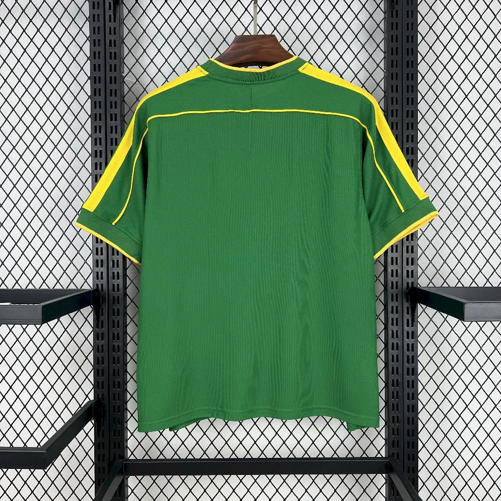 Brazil Retro Jersey Custom Goalkeeper Soccer Jersey 1998