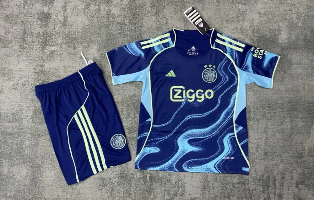 Ajax Away Kids Kit Jerseys+Shorts 2025/26
