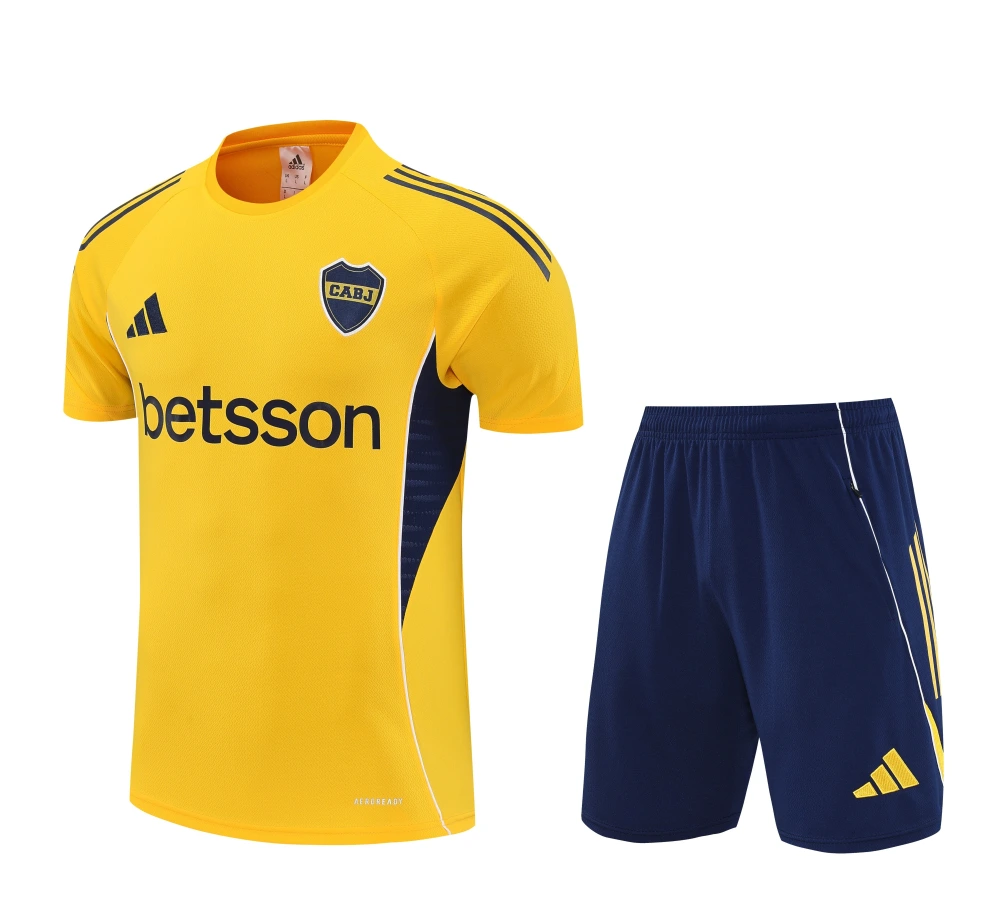 Boca Juniors Training Jersey Kit Yellow 2025/26