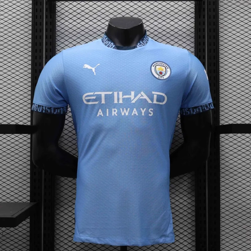 Manchester City Authentic Home Football Jersey Shirt 2024/25