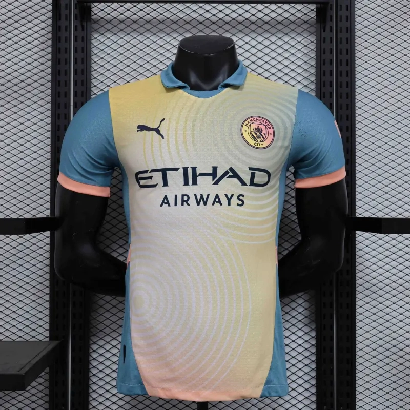 Manchester City Authentic Fourth Away Football Jersey Shirt 2024/25