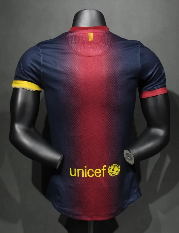 Authentic Barcelona Retro Jersey Home Soccer Shirt 2012-13