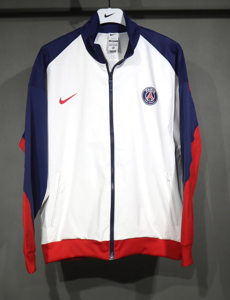 PSG Windbreaker Jacket White 2025/26