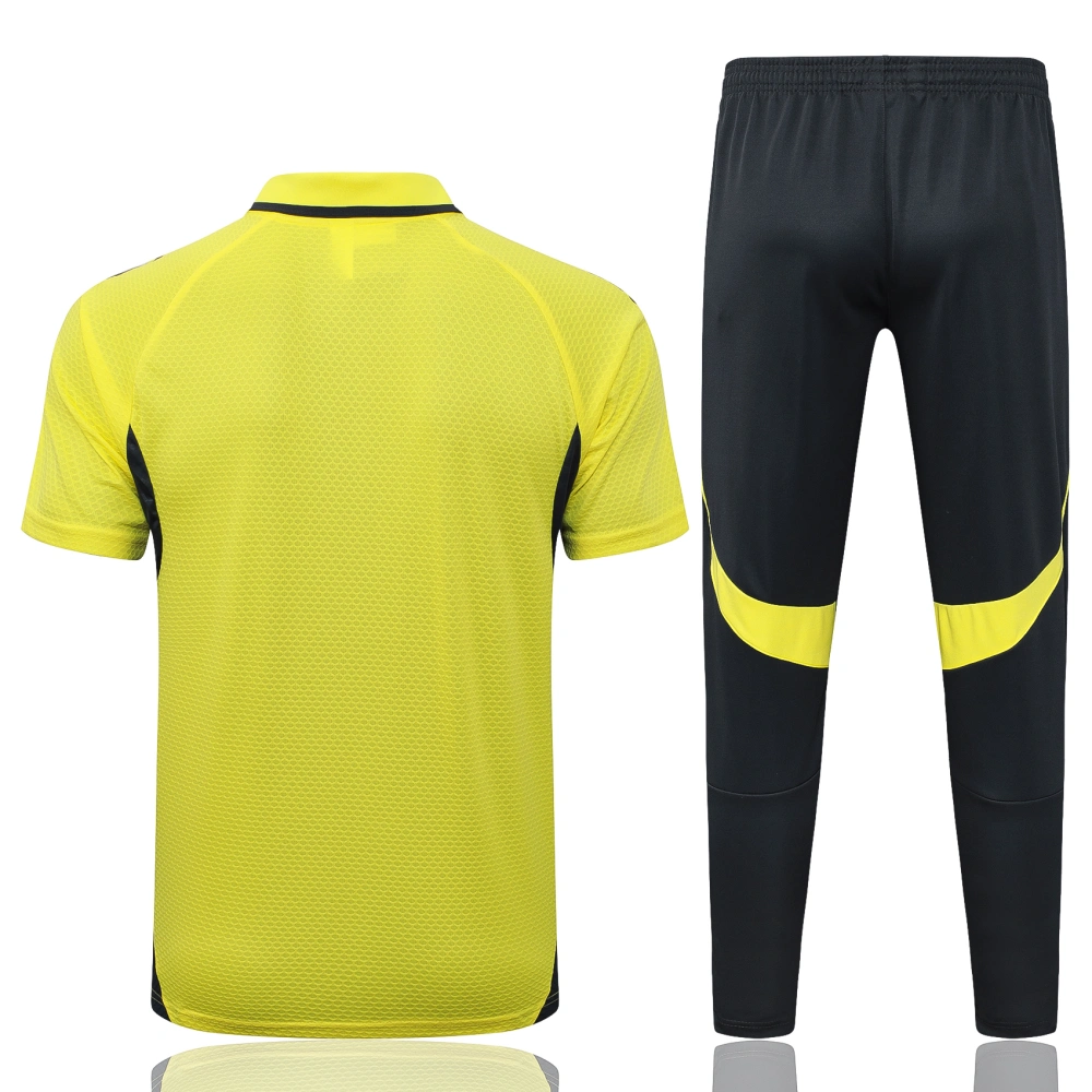 Real Madrid Training Kit (Polo+Pants) Yellow 2025/26