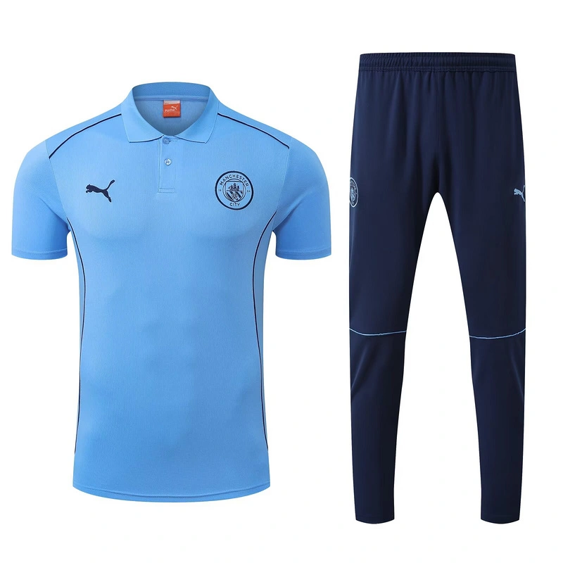Marseille Training Kit (Polo+Pants) Blue 2025/26