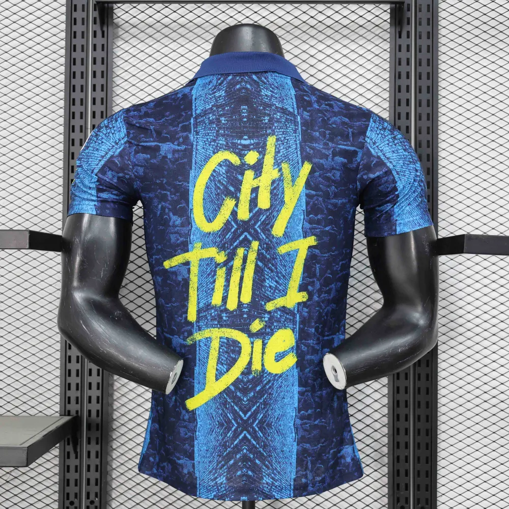 Manchester City Authentic City Till I Die Special Edition Football Jersey Shirt 2025/26