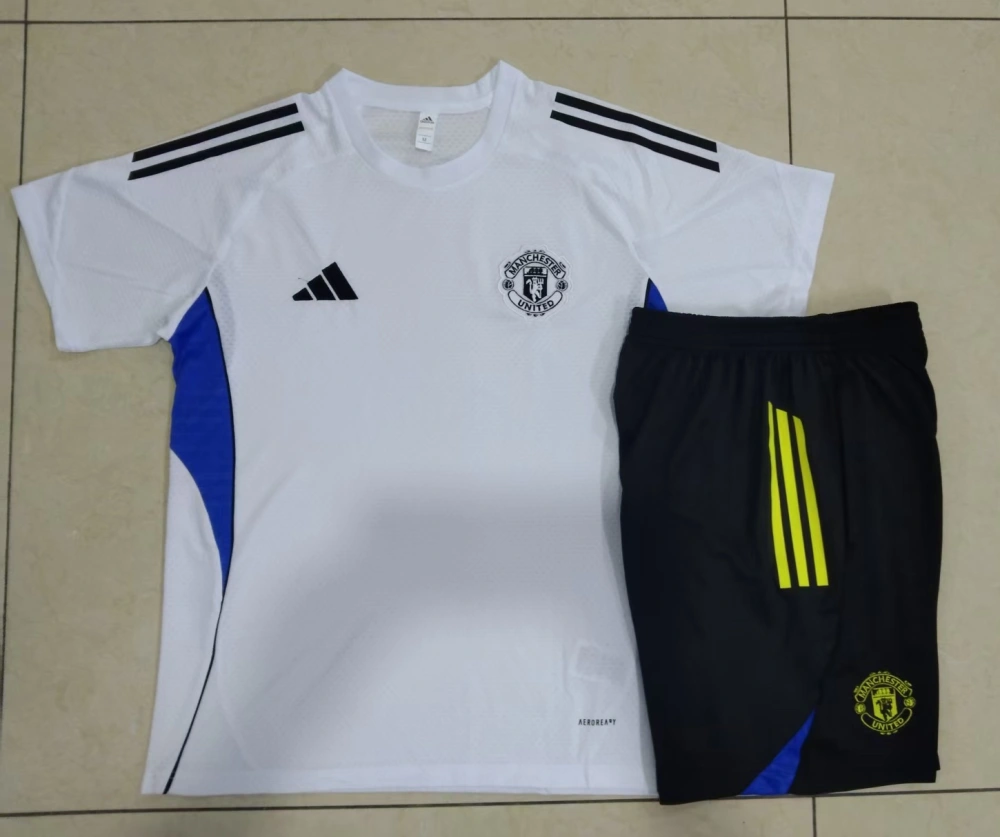Manchester United Training Jersey Kit White 2025/26