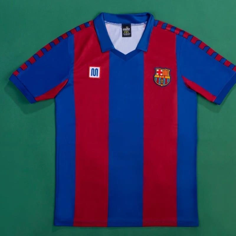 Barcelona Retro Jersey Home Soccer Shirt 1980/82