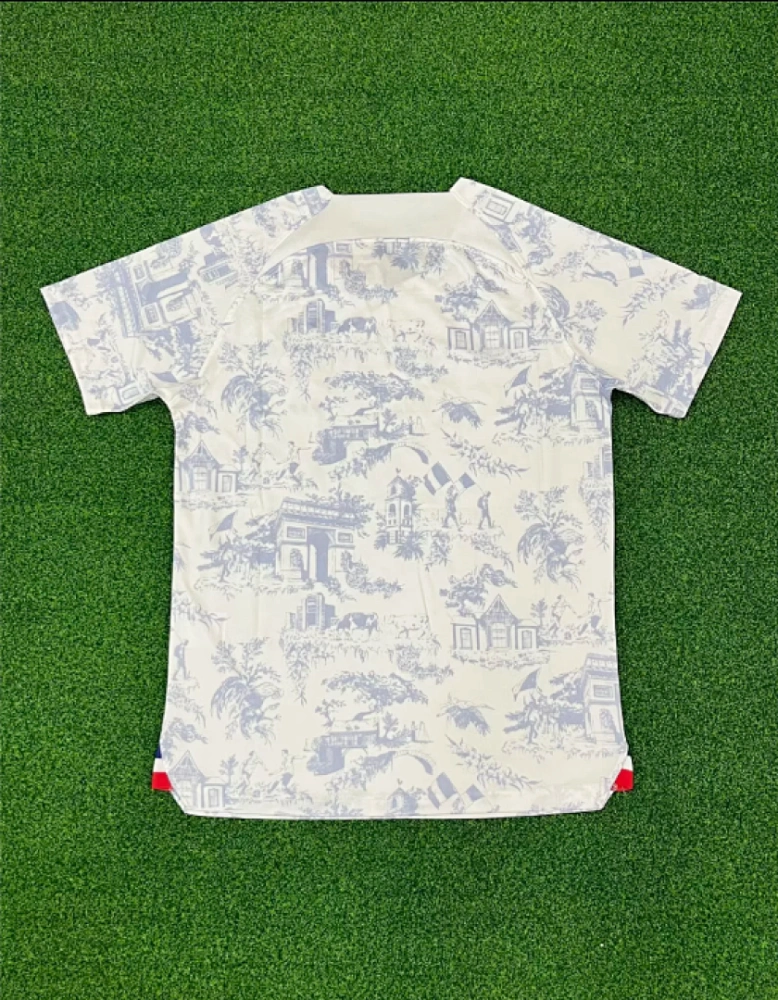 France Retro Soccer Jersey Away Custom Shirt World Cup 2022