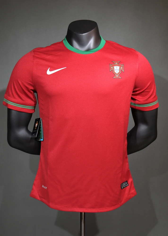 Portugal Retro Authentic Soccer Jersey Home Shirt Euro 2012