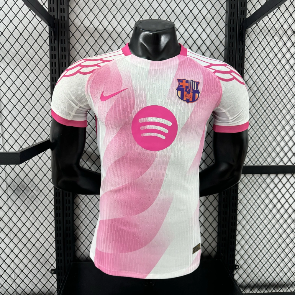 Authentic Soccer Jersey Barcelona Pink Special Edition Shirt 2025/26