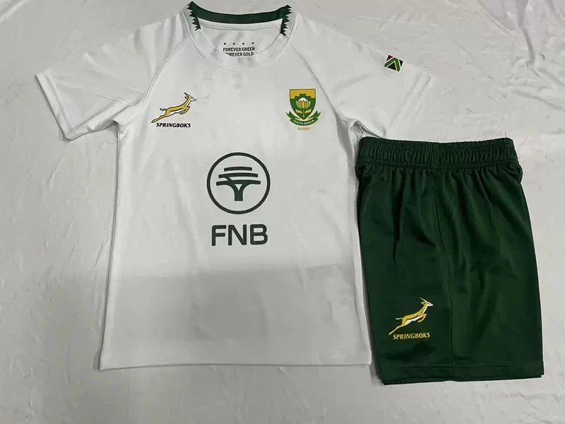South Africa Soccer Jersey Away Kids Kit Jersey+Shorts World Cup 2025-26