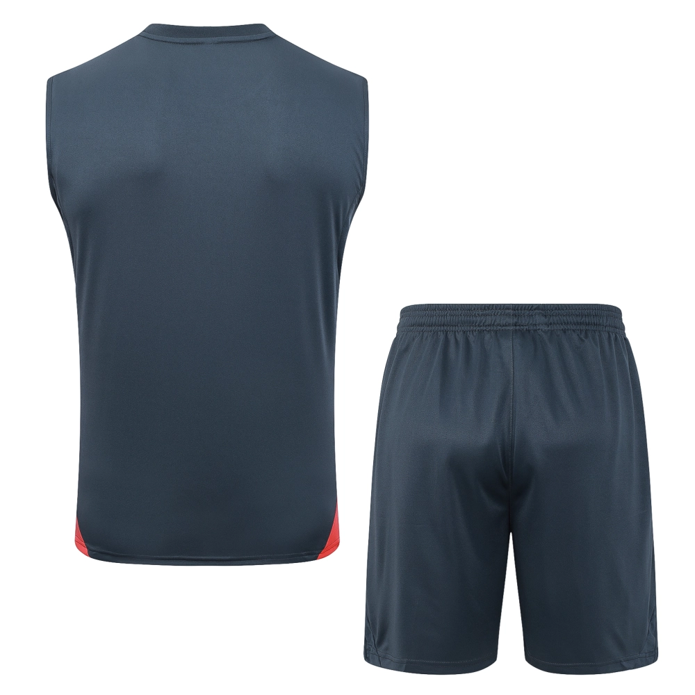 Bayern Munich Sleeveless Training Kit Gray 2025/26
