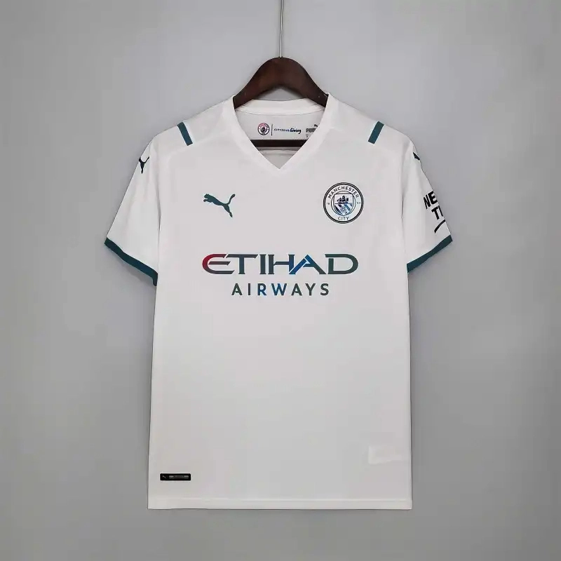Manchester City Retro Away Football Jersey Shirt 2021/22