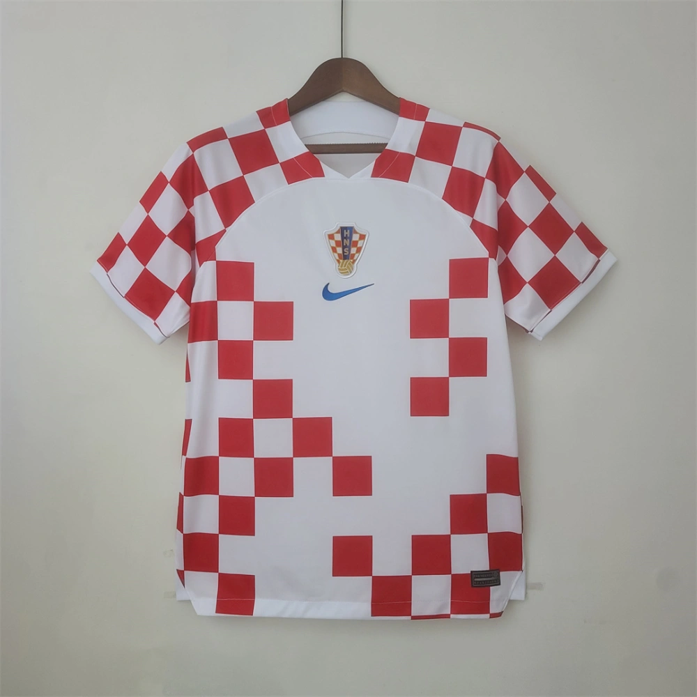 Croatia Retro Soccer Jersey Home Custom Shirt World Cup 2022