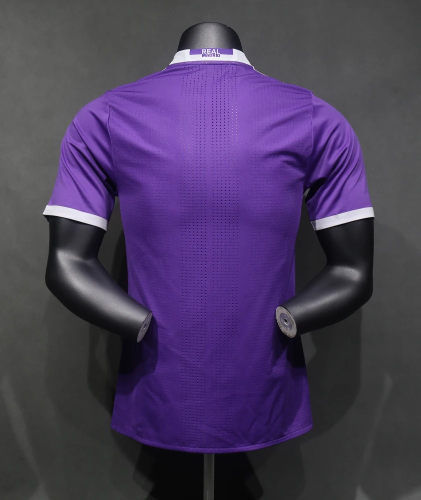 Real Madrid Authentic Retro Jersey Away Soccer Shirt 2016/17