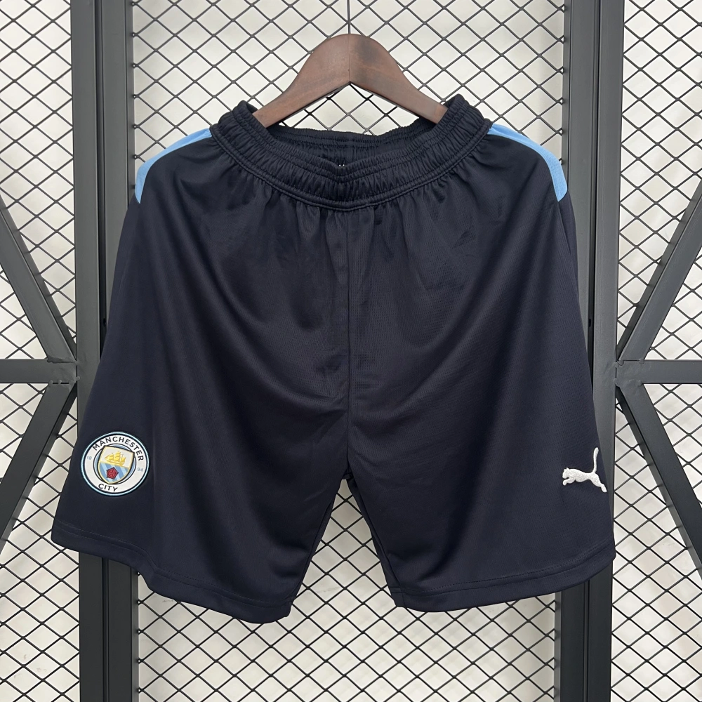 Manchester City Black Football Shorts 2025/26