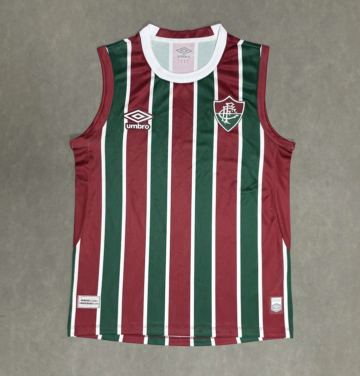 Fluminense FC Soccer Jersey Home Sleeveless Custom Shirt 2025-26