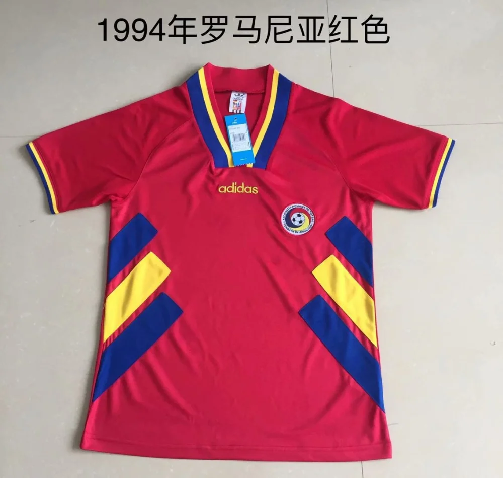 Romania Soccer Jersey Away Retro Jersey 1994