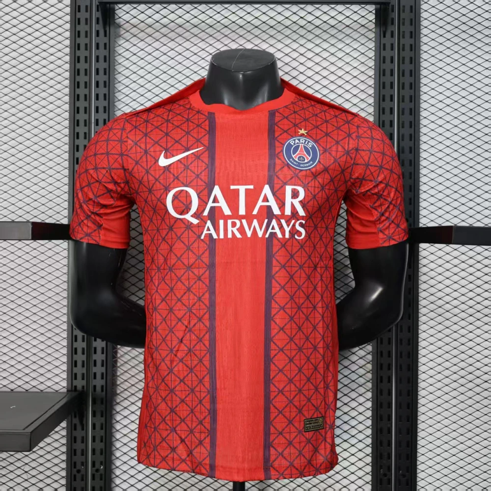 Authentic Soccer Jersey PSG Pre-Match Shirt 2025/26