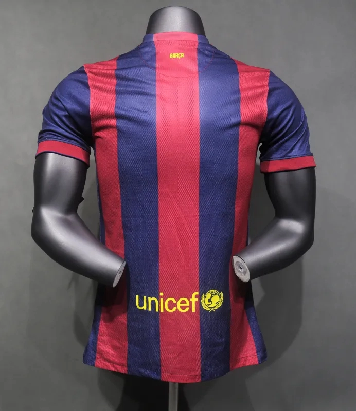 Authentic Barcelona Retro Jersey Home Soccer Shirt 2014-15