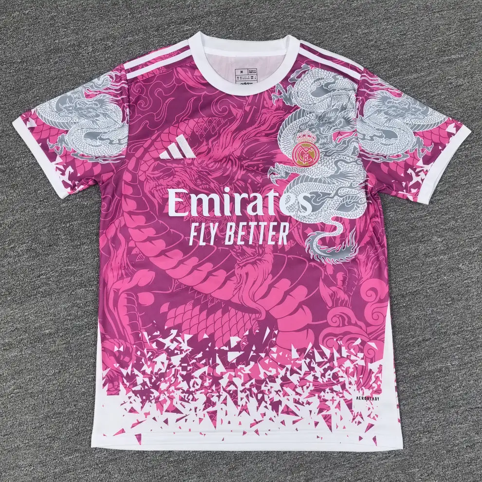 Real Madrid Soccer Jersey Dragon Special Edition Custom Shirt 2025/26