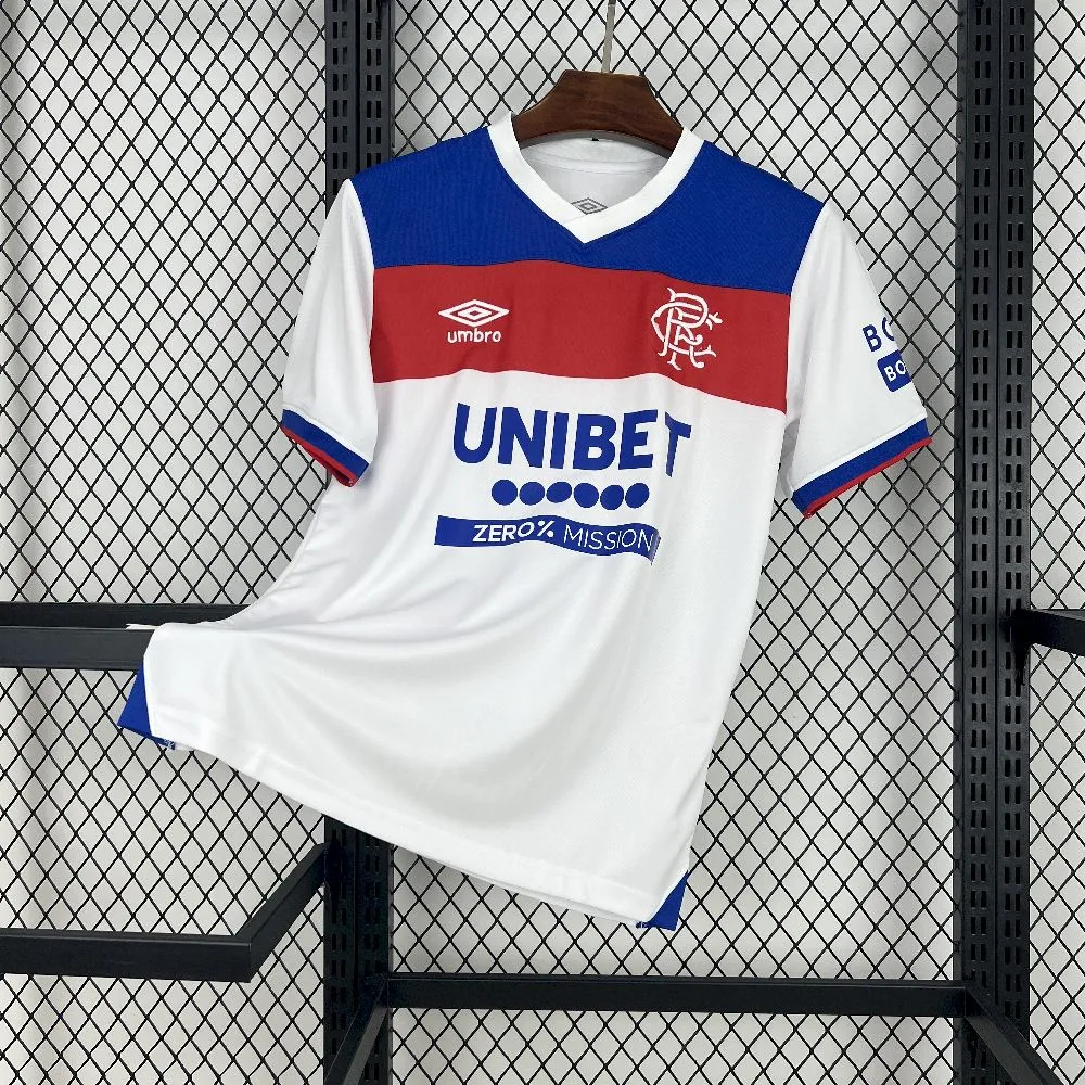 Rangers FC Soccer Jersey Away Custom Shirt 2025/26