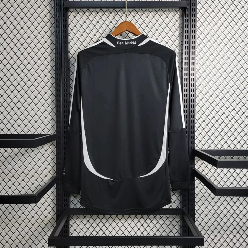 Real Madrid Retro Jersey Away Long Sleeve Custom Soccer Shirt 2006/07